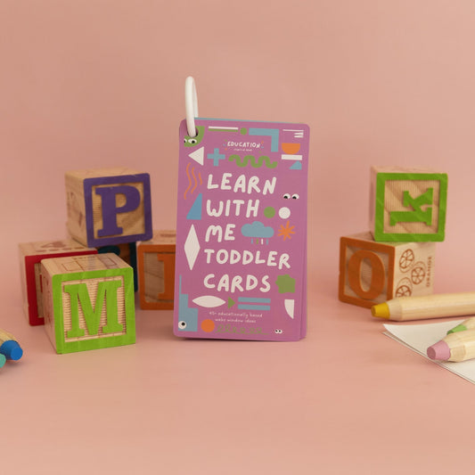 Learn with Me Toddler Cards - Education Starts at Home