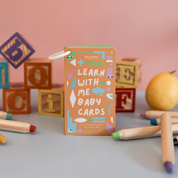 Learn with Me - Baby Cards, Baby Educational Activity Cards