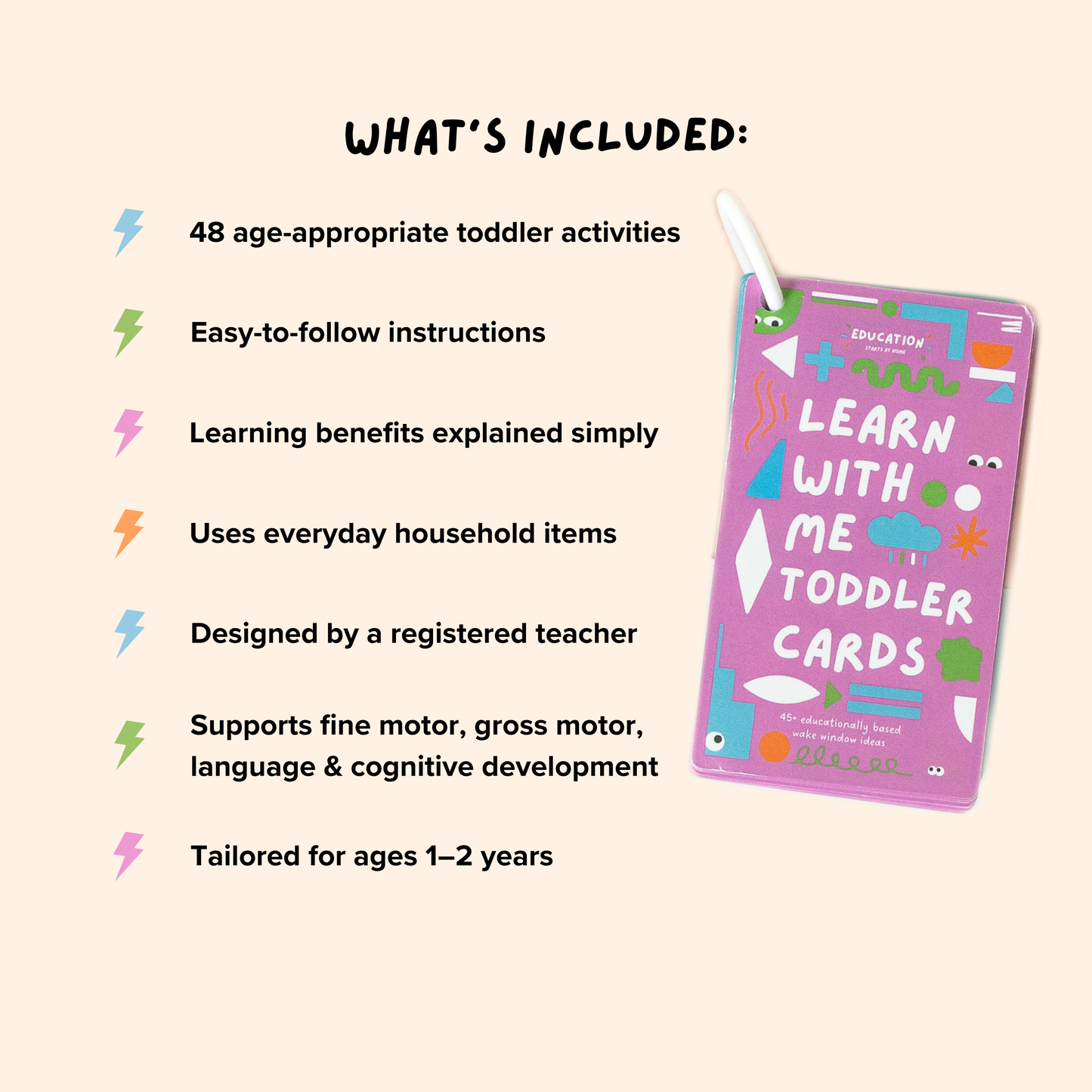 Learn With Me Toddler Cards
