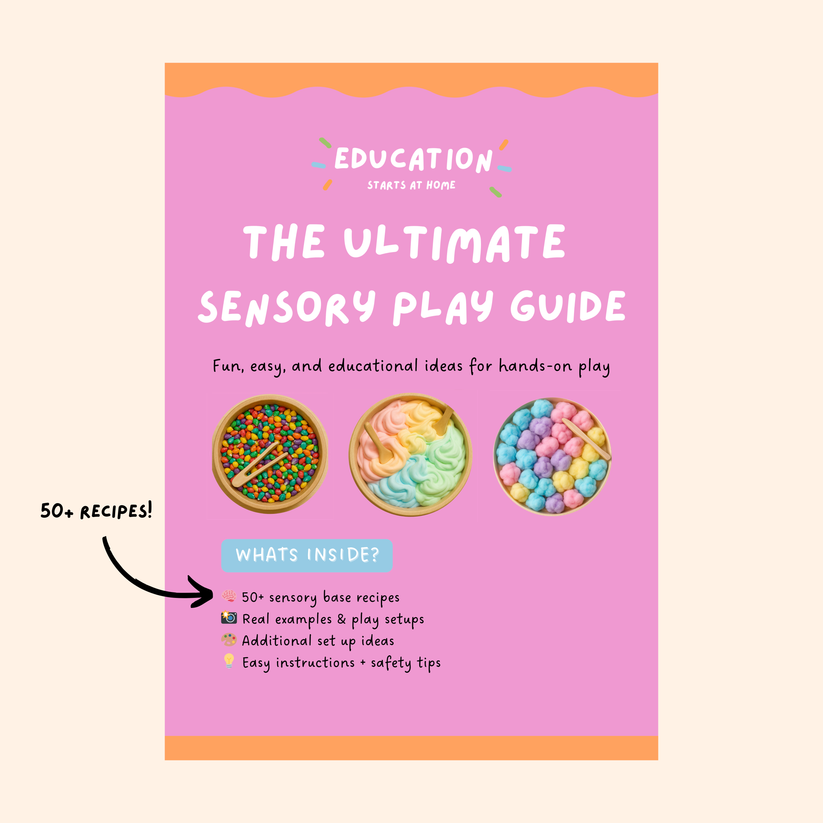Ultimate Sensory Play Guide - Digital Download | Education Starts at Home