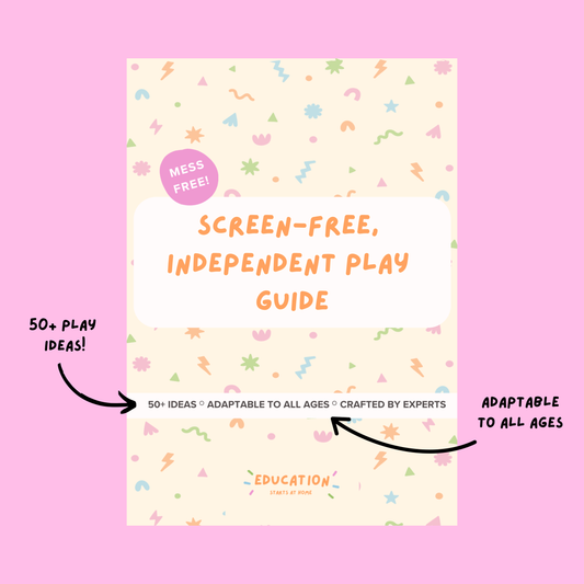 Screen-Free, Independent Play Guide - Digital Download