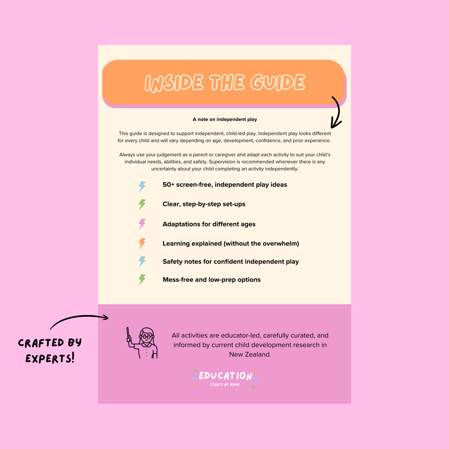 Screen-Free, Independent Play Guide - Digital Download