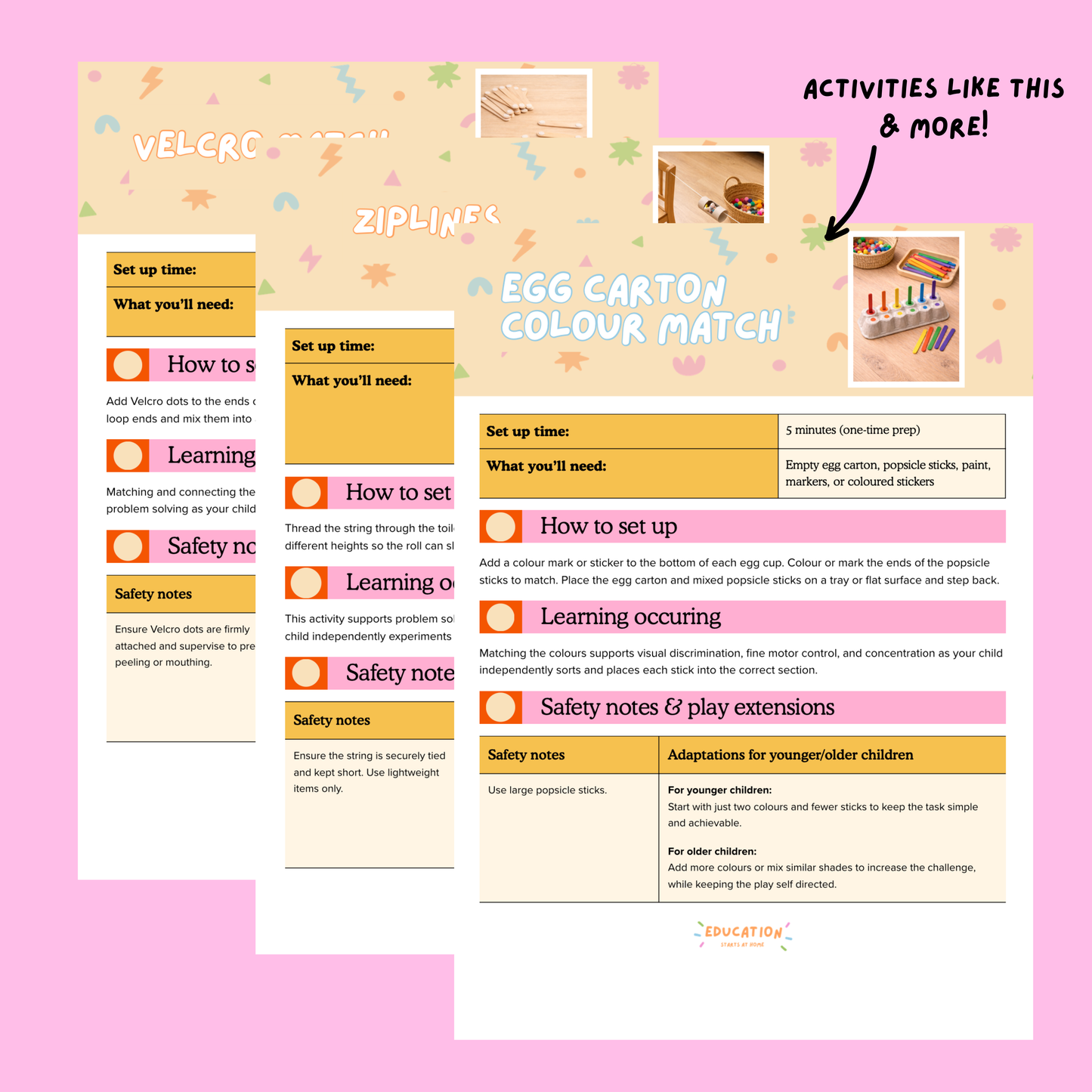 Screen-Free, Independent Play Guide - Digital Download