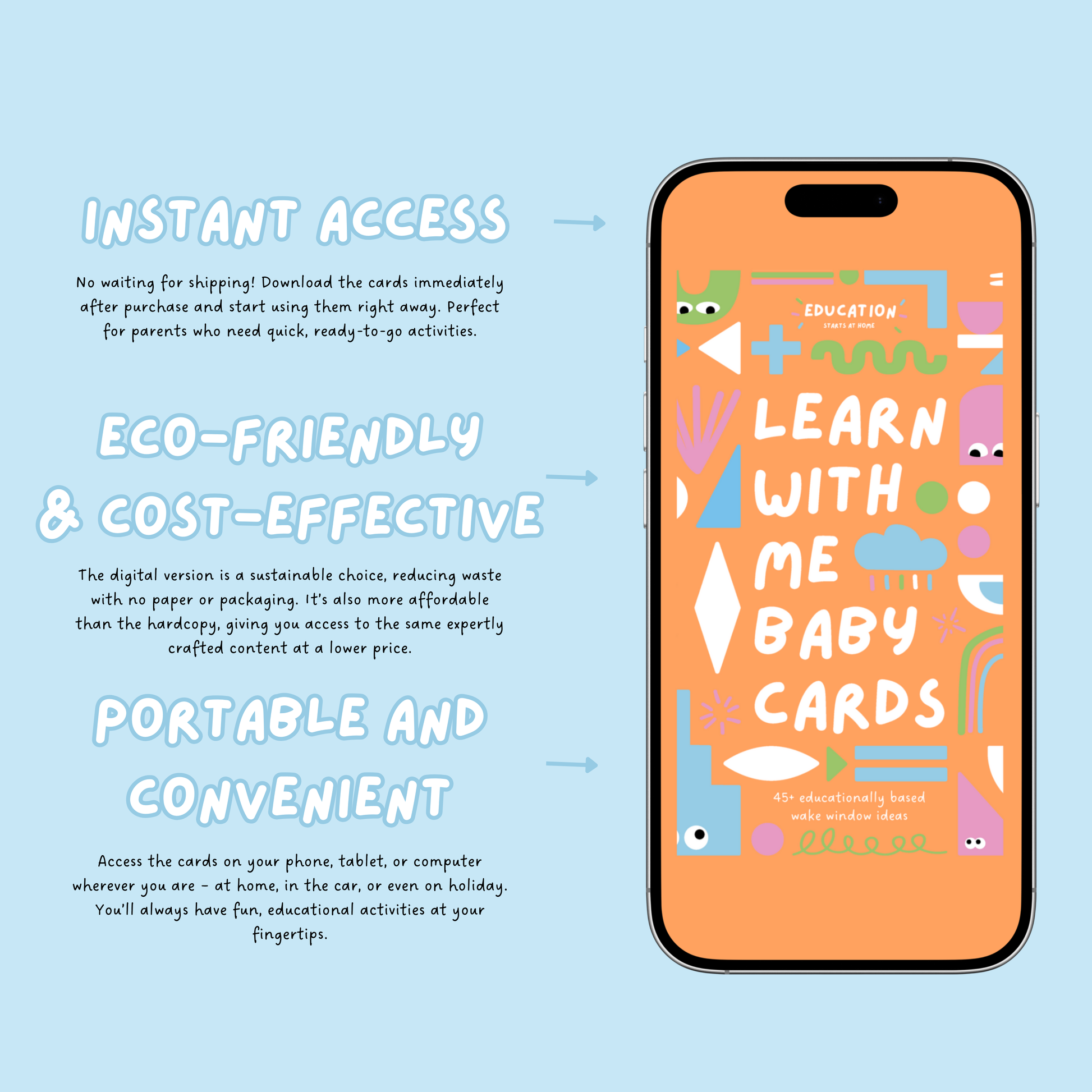Learn with Me - Baby Cards Digital Download - Education Starts at Home